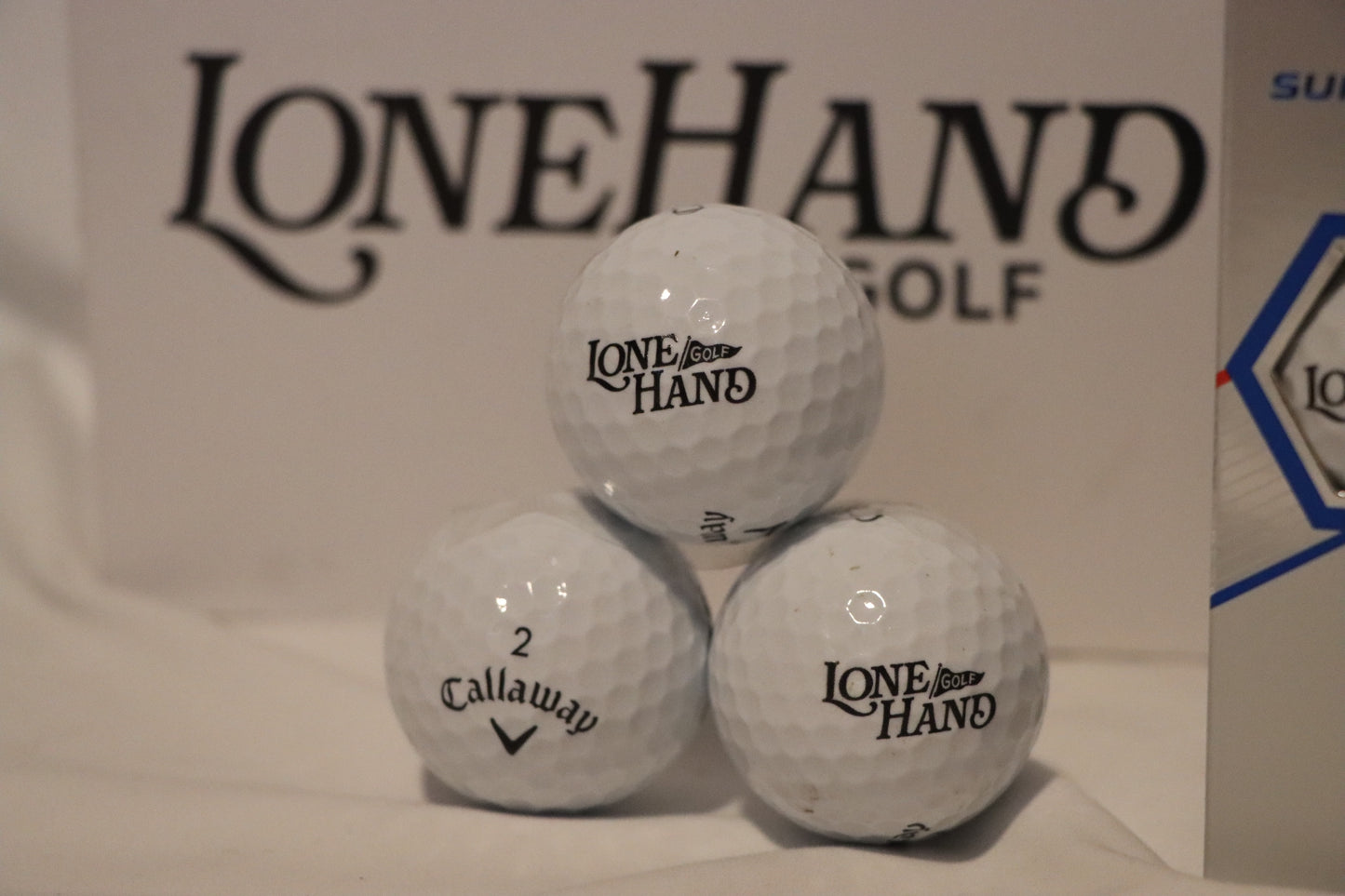 Lone Hand Golf Balls Box