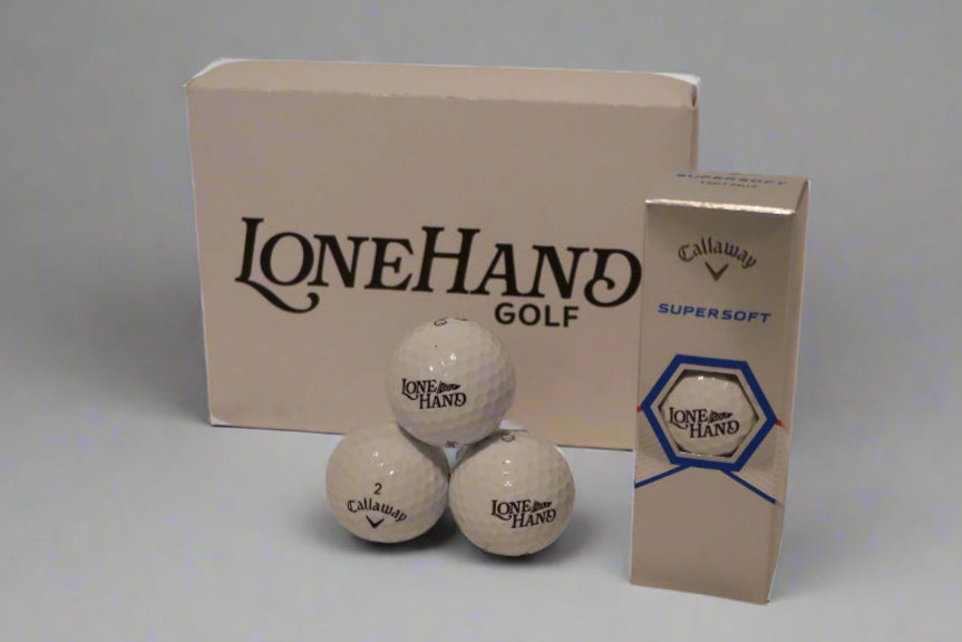 Lone Hand Golf Balls Box